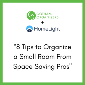 organize a small room